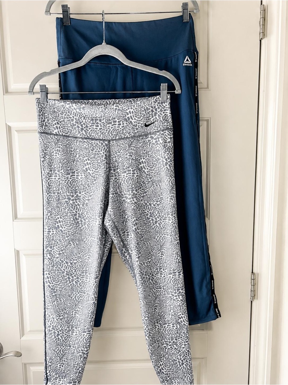 Nike Dry Fit & Reebok Leggings Bundle Size L Athletic Workout Set